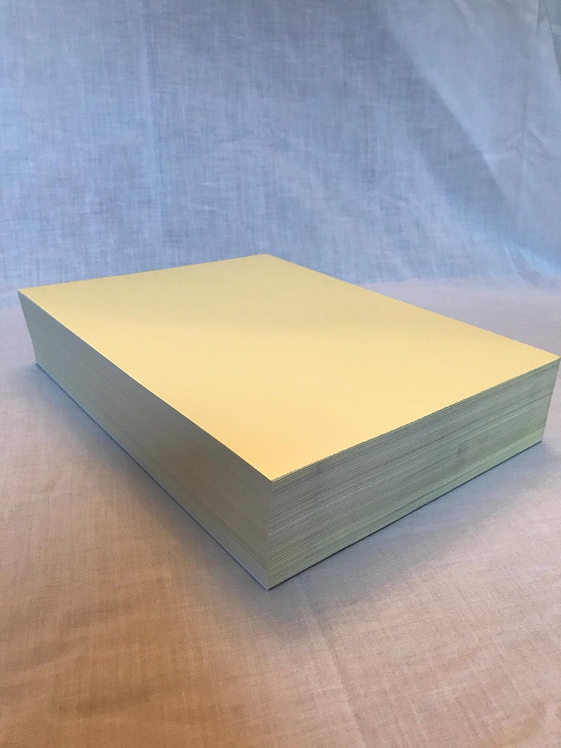 إن سي آر ٢٥٠ مجموعة، ورق NCR، ٥٨٨٧، مُجمّعة من جزأين (أبيض، أصفر فاتح)، ورق كربوني بحجم الرسائل من Appleton - Image 3